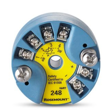 Rosemount 248 رأس تركيب درجة حرارة جهاز إرسال خيارات معايرة 5 نقاط