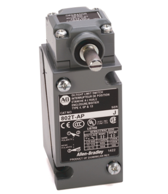 مفتاح حدودي مقاوم للزيت من نوع Allen Bradley 802T-ATP معدني قابل للتوصيل
